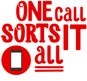 One call sorts it all text