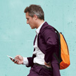 Man looking at phone