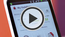 My Vodafone on an Android phone