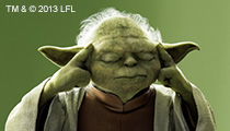 Yoda deep in thought