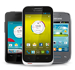 Collection of Vodafone Pay as you go smartphones