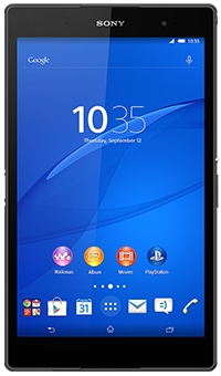 Sony Xperia Z3 Tablet Compact in black