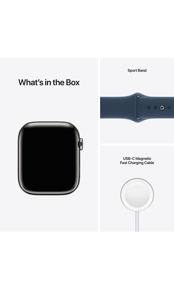 Apple Watch Series 7 45mm Stainless Steel | Vodafone