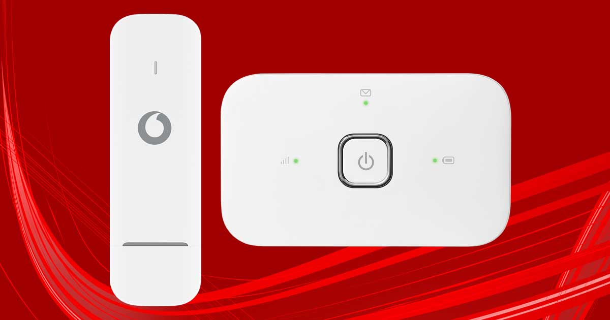 Mobile WiFi hubs and data dongles for business Vodafone UK