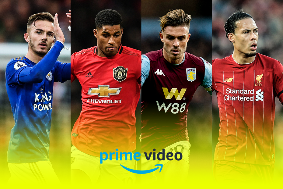 Montage of Premier League footballers