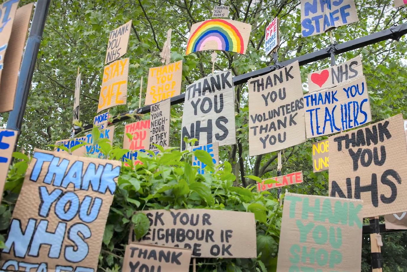 NHS Thank You Placards