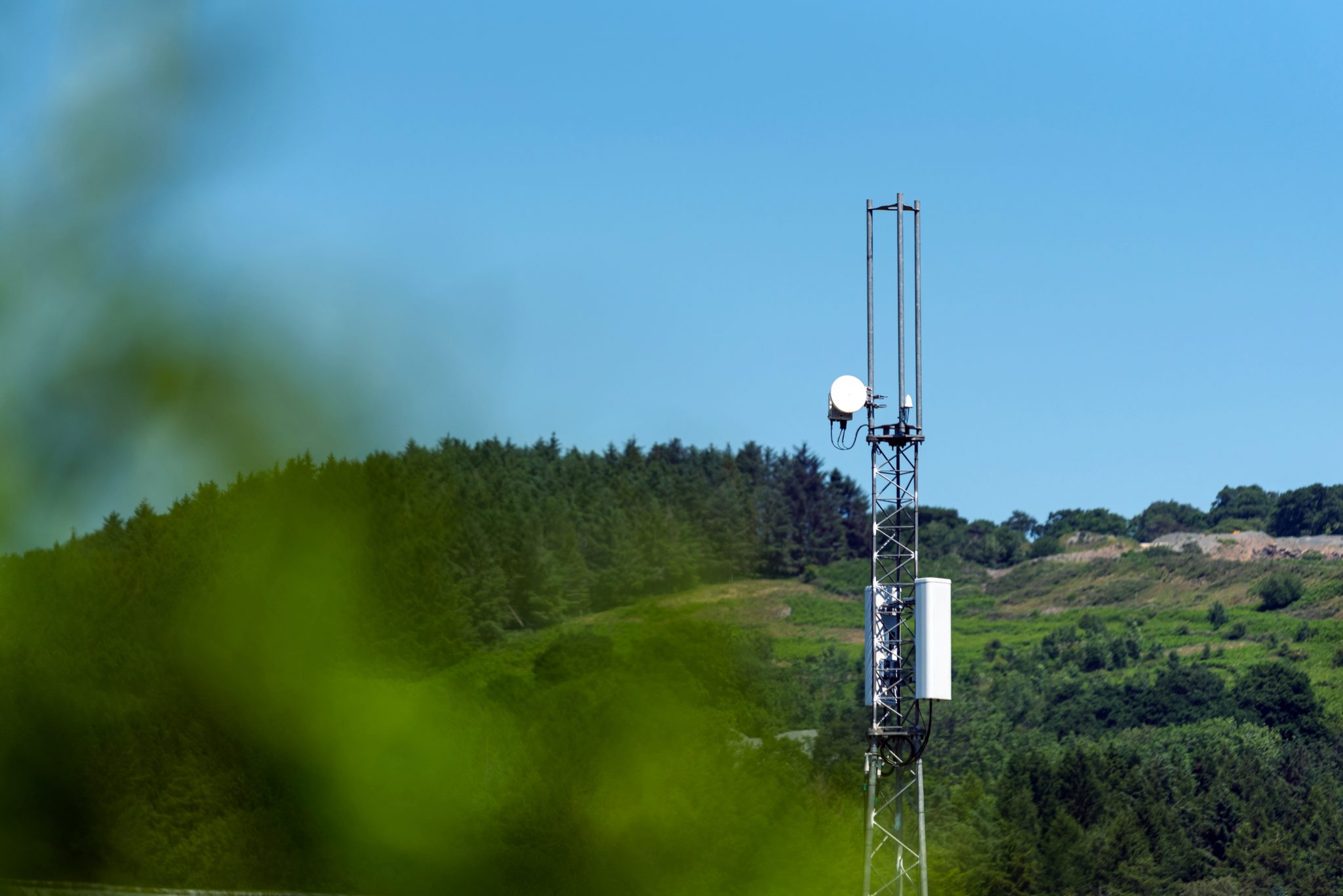 photo of Vodafone UK's first OpenRAN mast