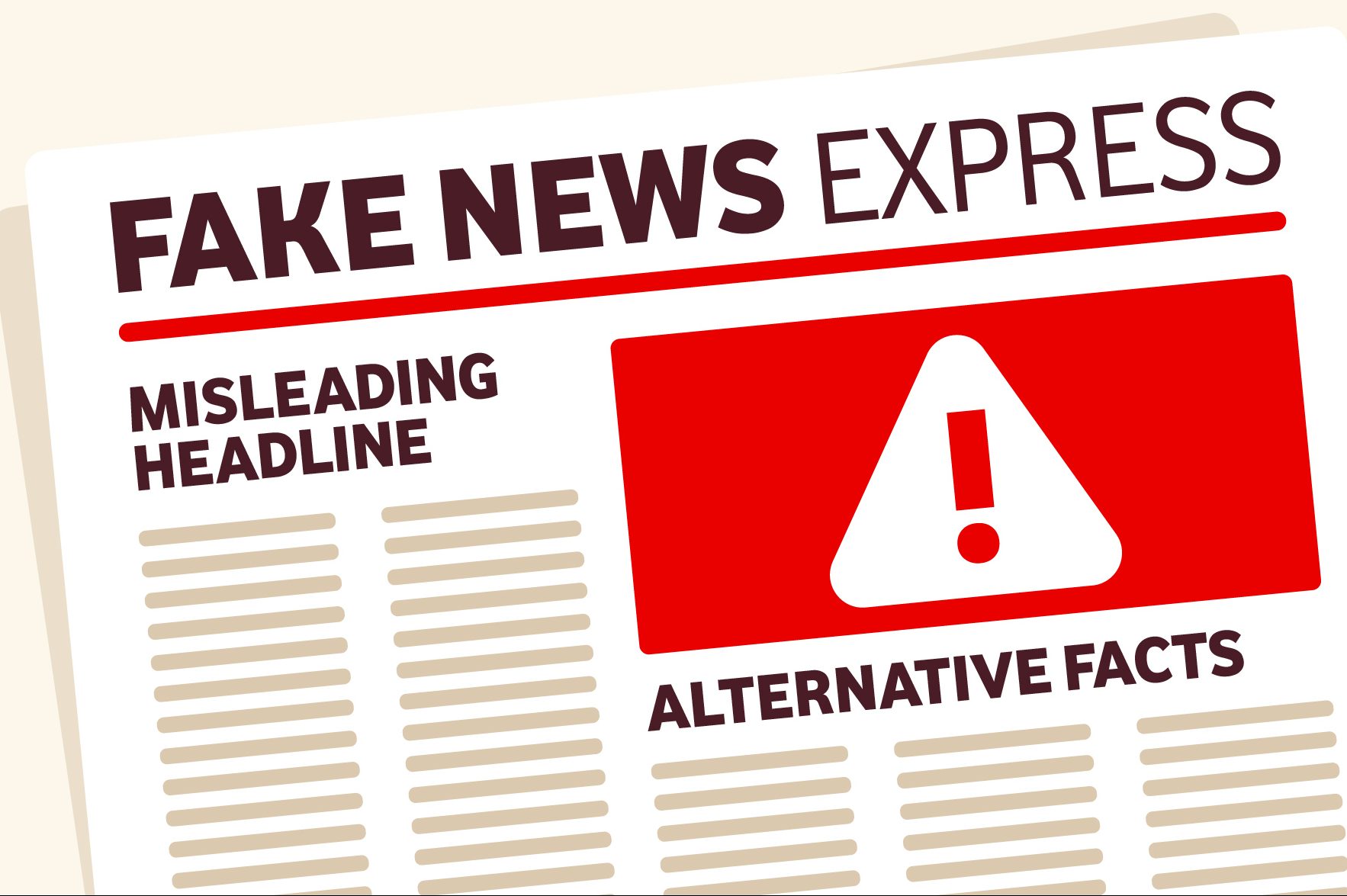 Fake News Express graphic
