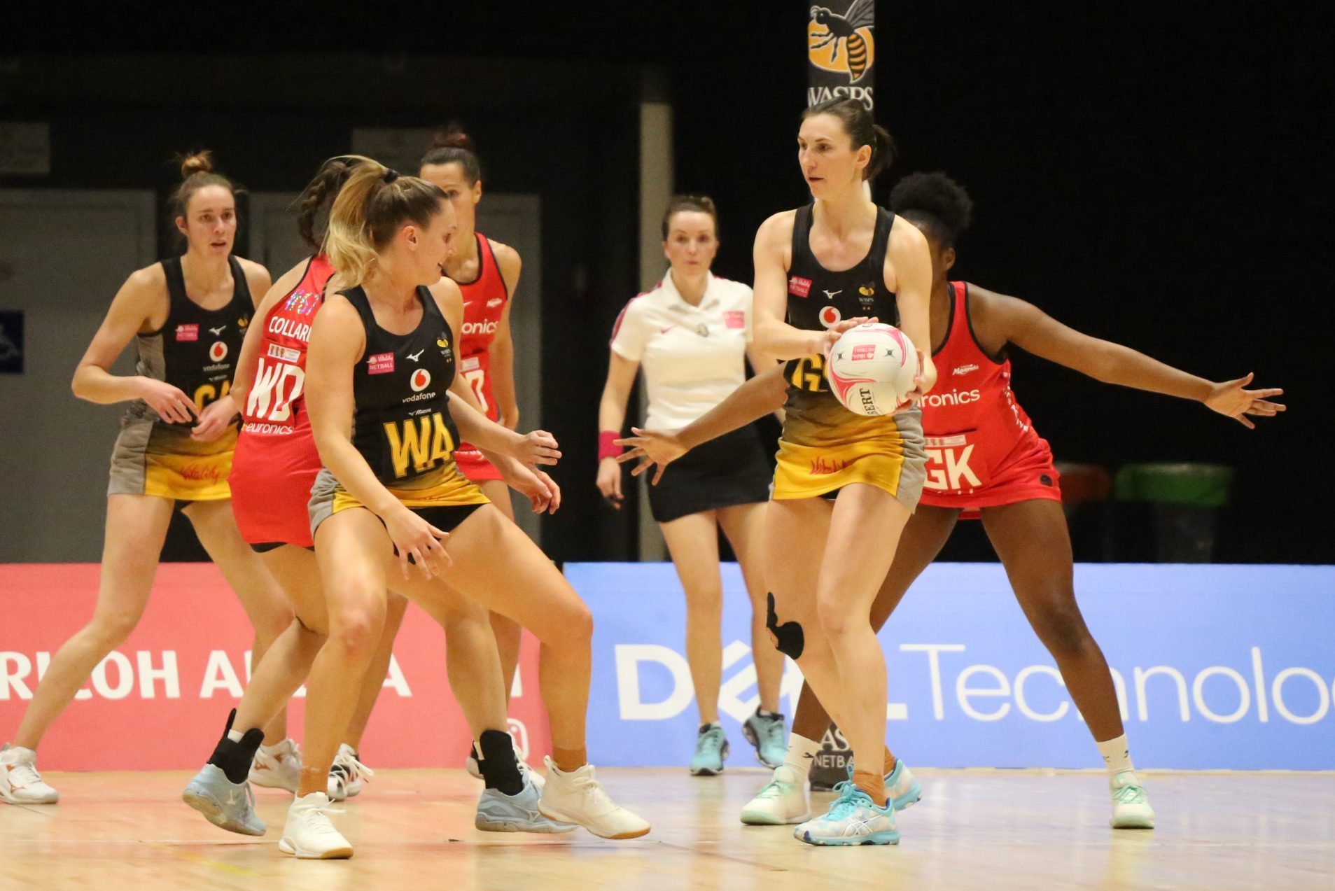 image of the Wasps Netball team during the 2019-20 season