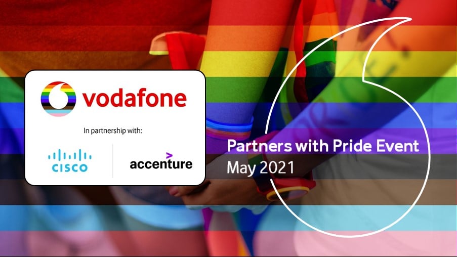 Partners with Pride May 2021: Vodafone, Cisco and Accenture