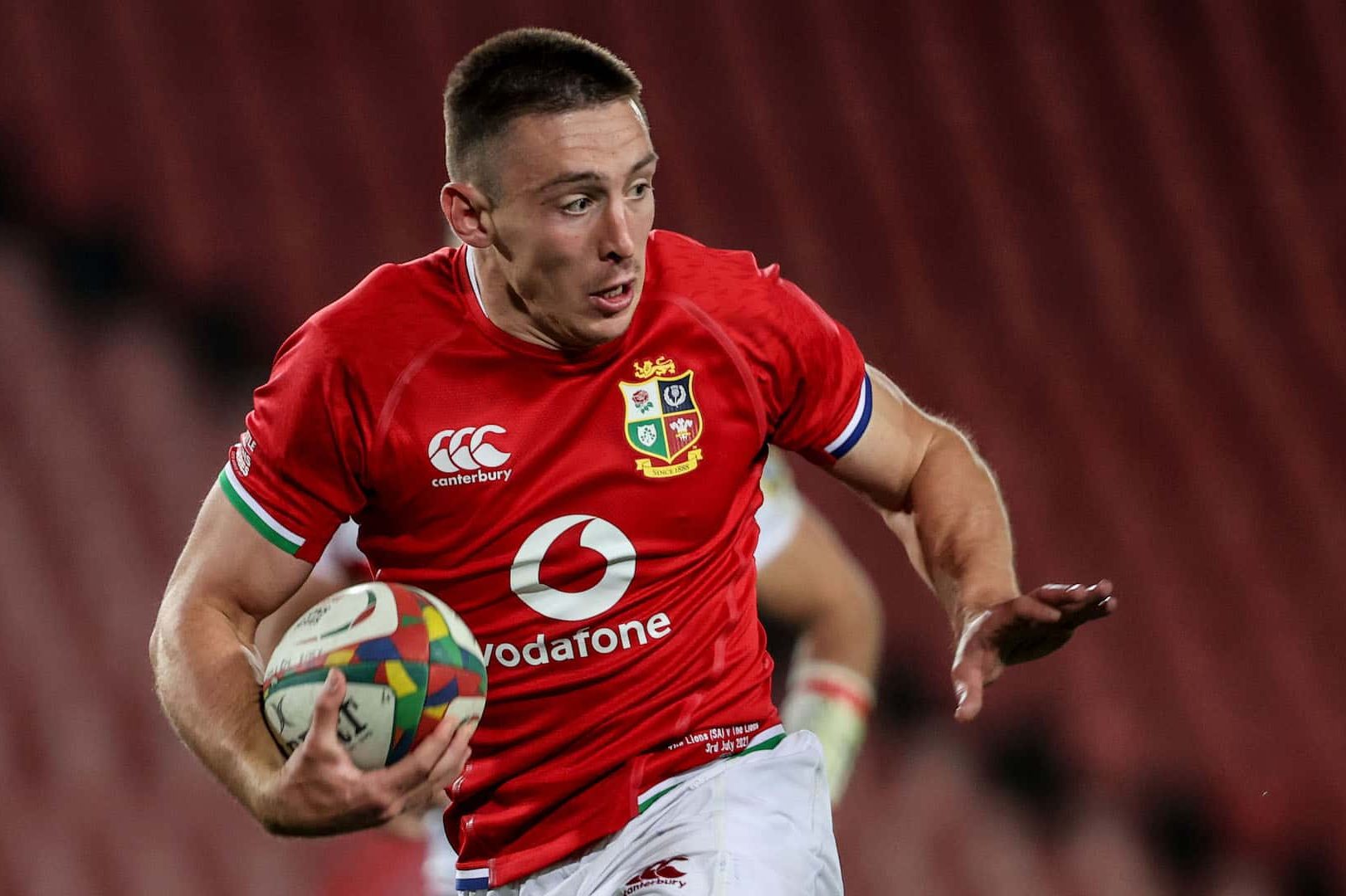 Josh Adams playing for the British & Irish Lions in South Africa 2021