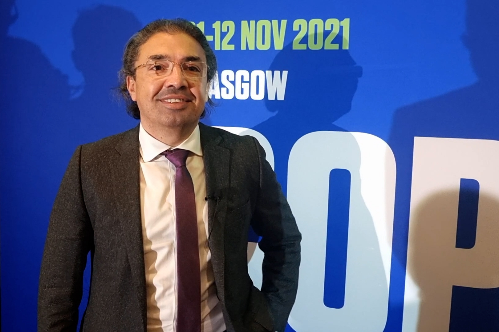 Ahmed at COP26, Glasgow.