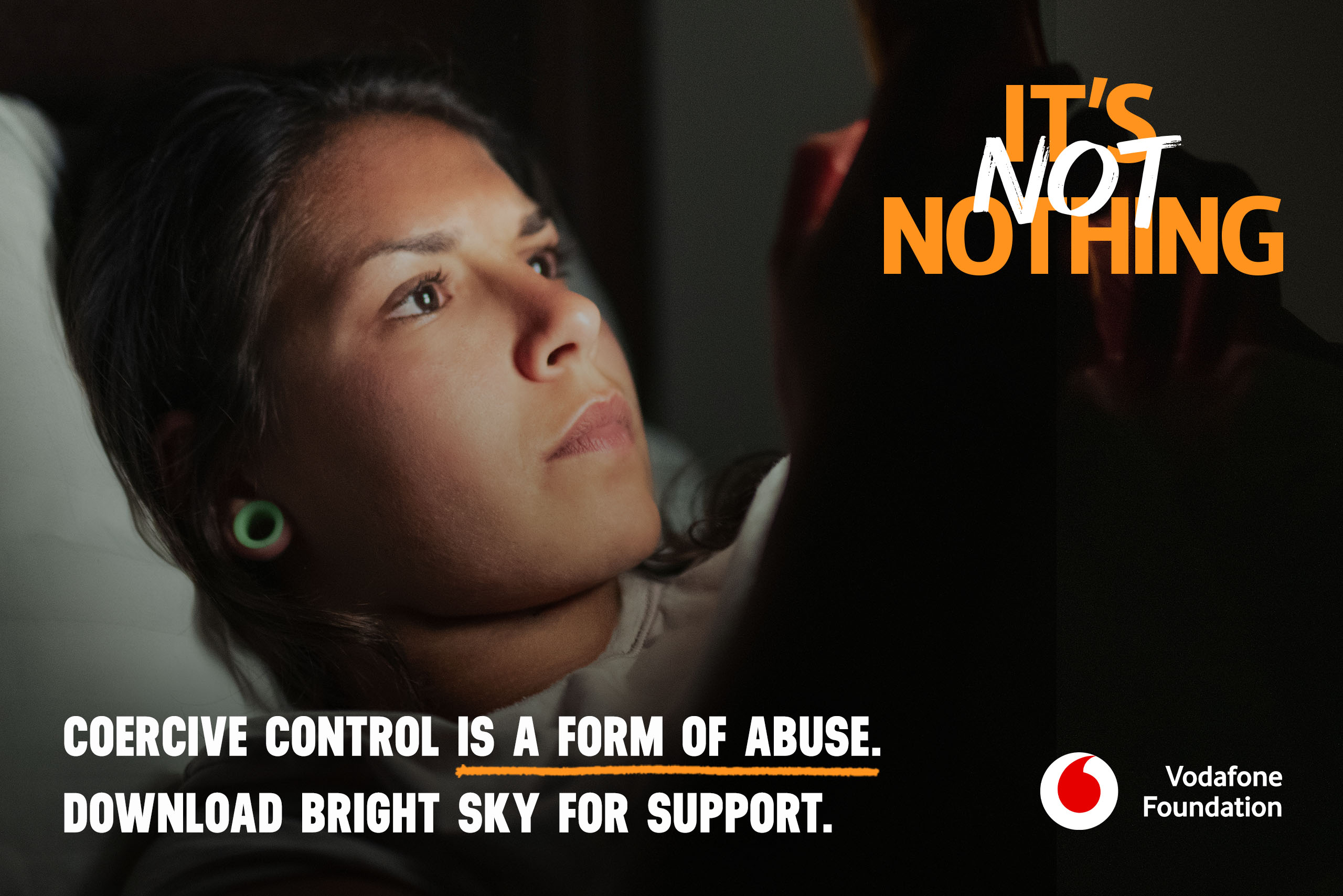 Bright Sky Vodafone Foundation Coercive Control Campaign
