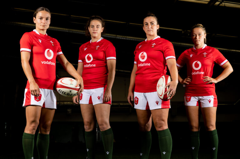 Vodafone Wales Women Rugby Sponsorship shoot -