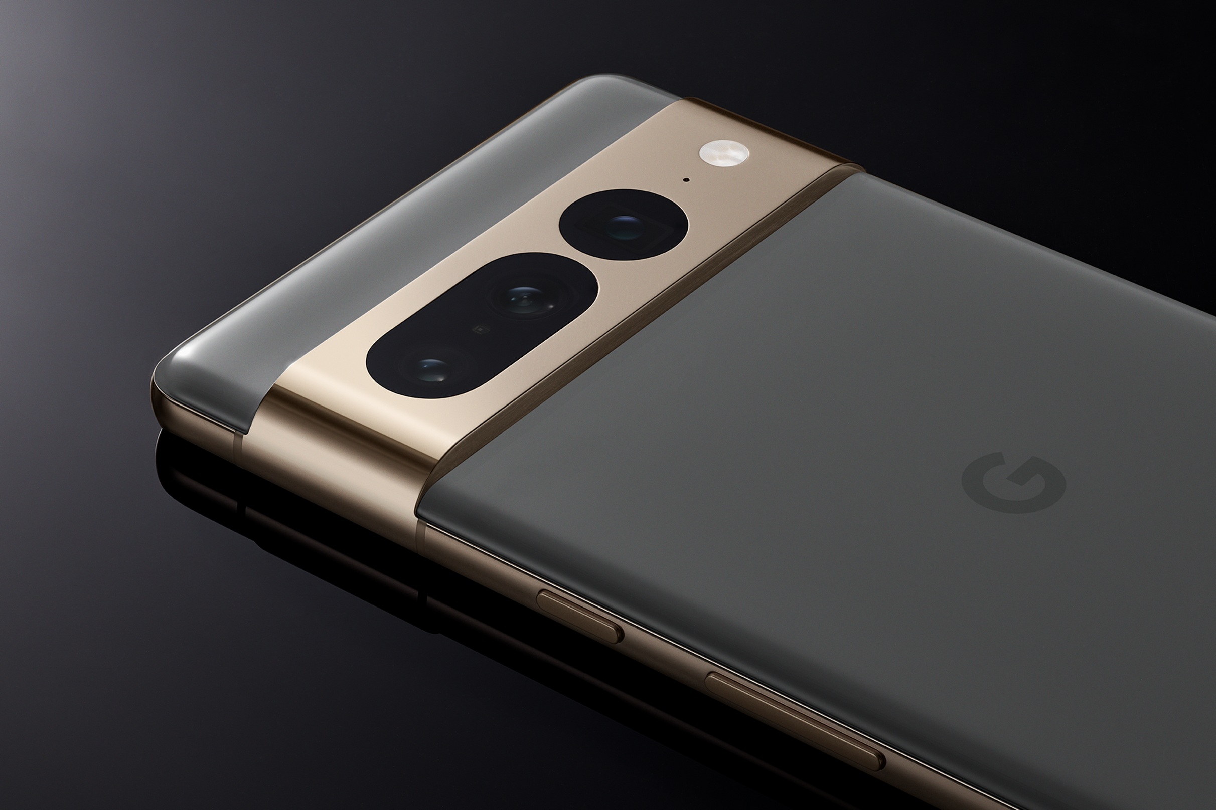 illustrative photo of the Google Pixel 7 Pro Android phone in 'Hazel' colour