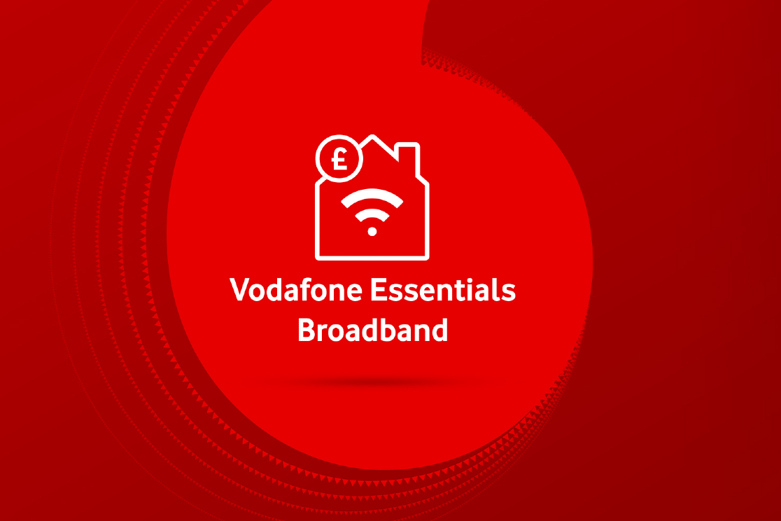 Vodafone Essentials Broadband graphic