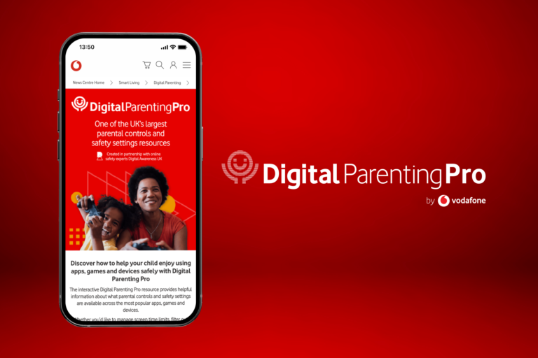 Digital Parenting Pro promo image showing the app on a smartphone