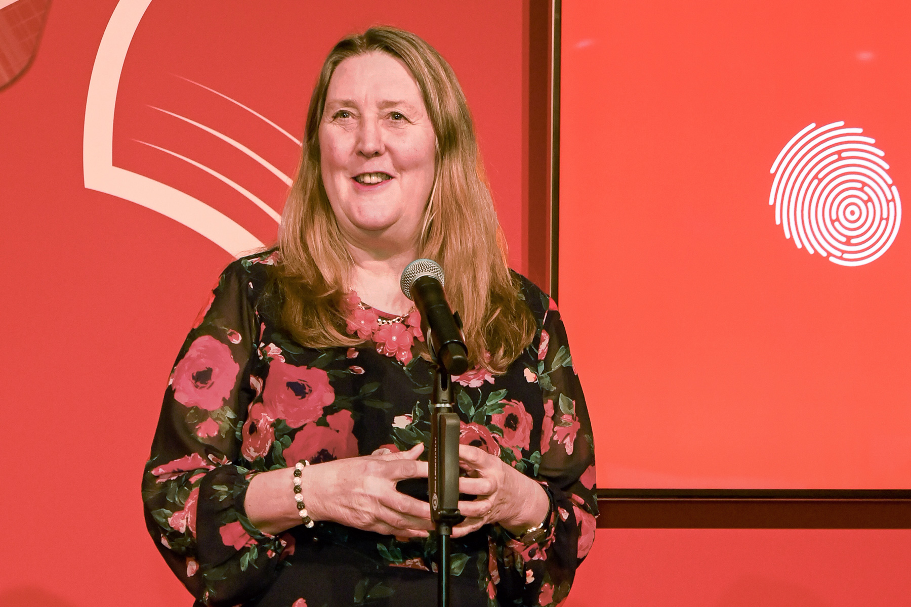 Good Things Foundation’s Group CEO, Helen Milner attending Vodafone's 1 million everyone.connected celebration event