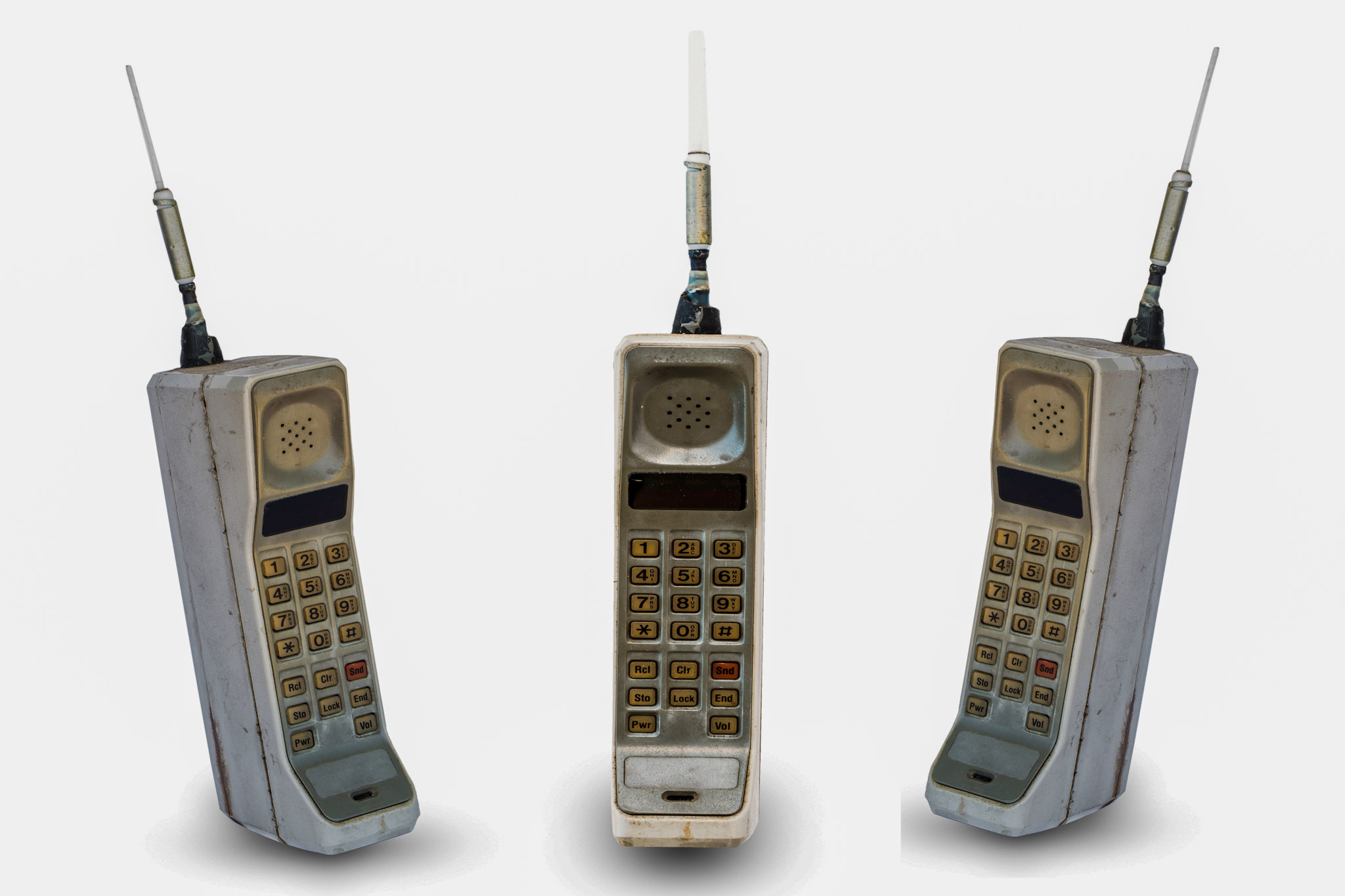 stock photo of a Motorola DynaTac - a direct descendant of the prototype used to make the first-ever mobile phone call