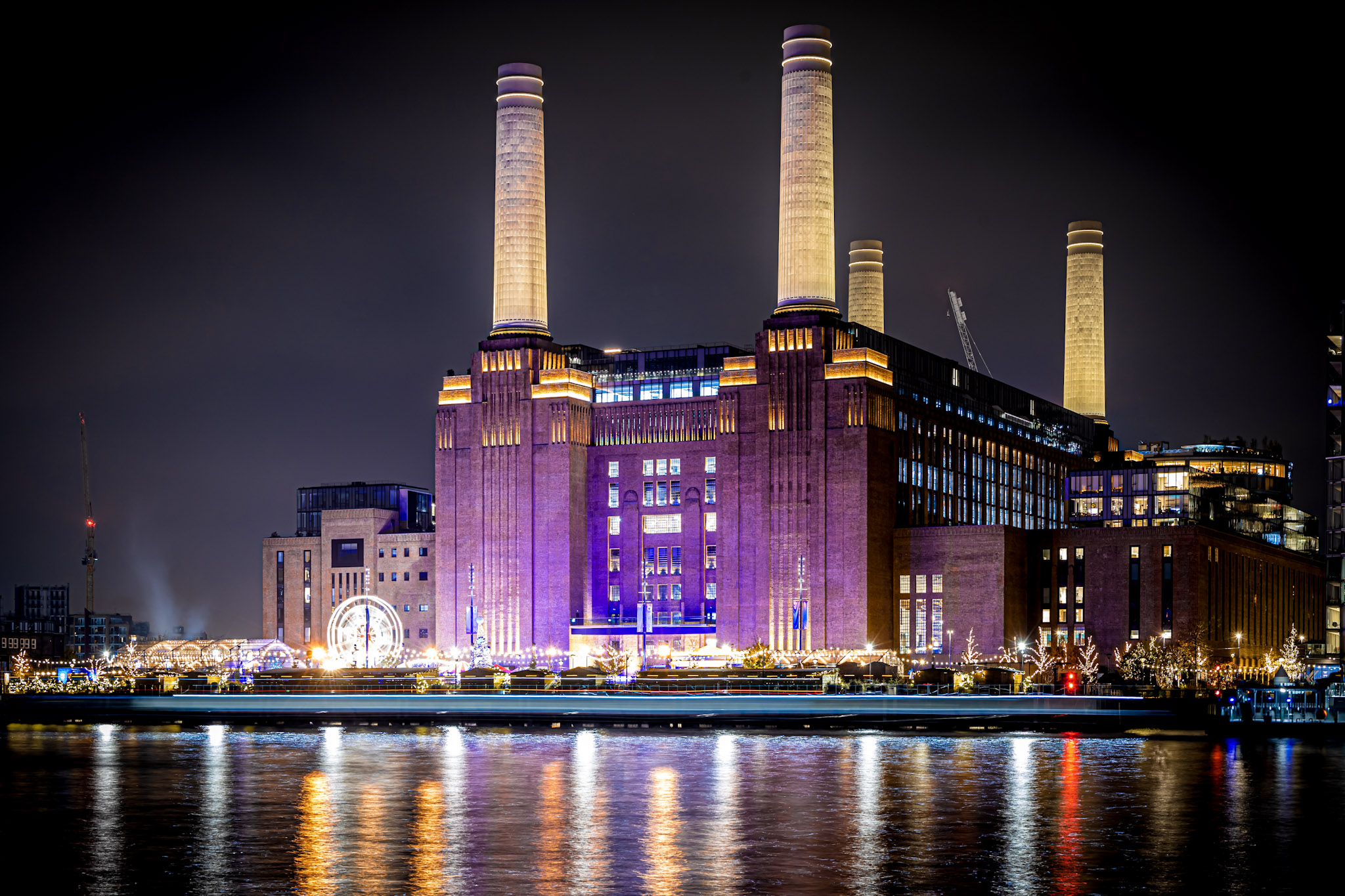 stock image of the former Battersea Power Station in London