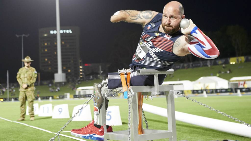 photo of British Army veteran Dave Watson at the Invictus Games