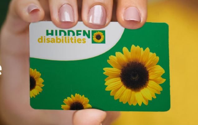 Hidden Disabilities Sunflower card Hidden Disabilities Sunflower card