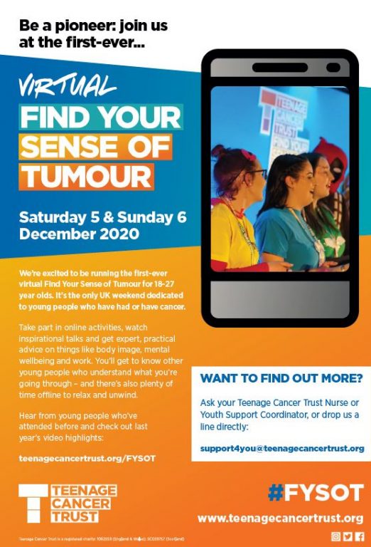 FindYourSenseOfTumourFlyer2020