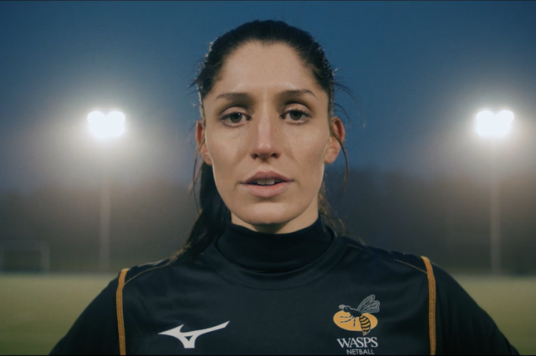 Amy Flanagan of the Wasps Netball team