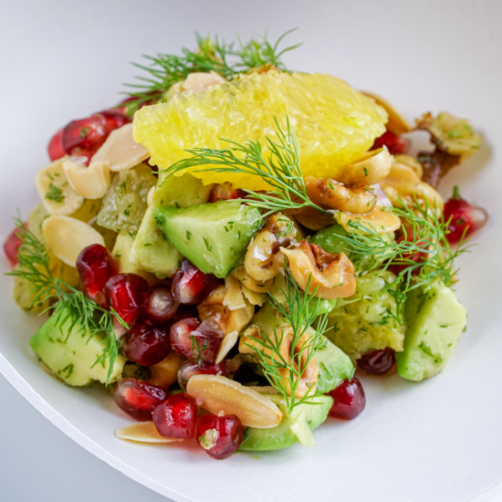 Avocado orange salad