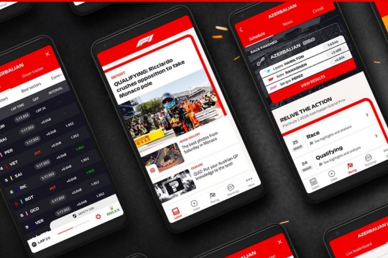 F1 App on Smartphones