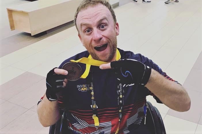 ack Cummings Invictus Games Bronze Medal