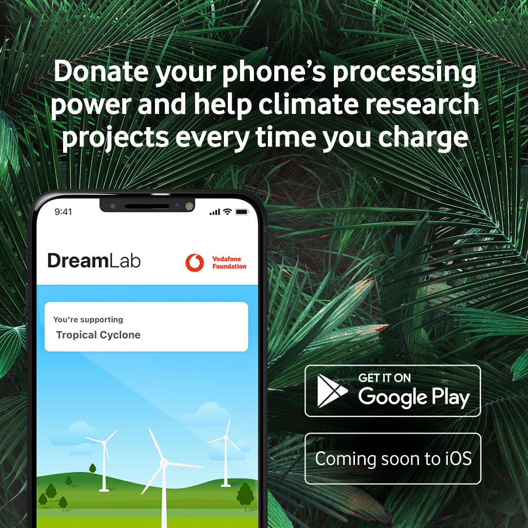 DreamLab Tropical Cyclone research project graphic DreamLab Tropical Cyclone research project graphic