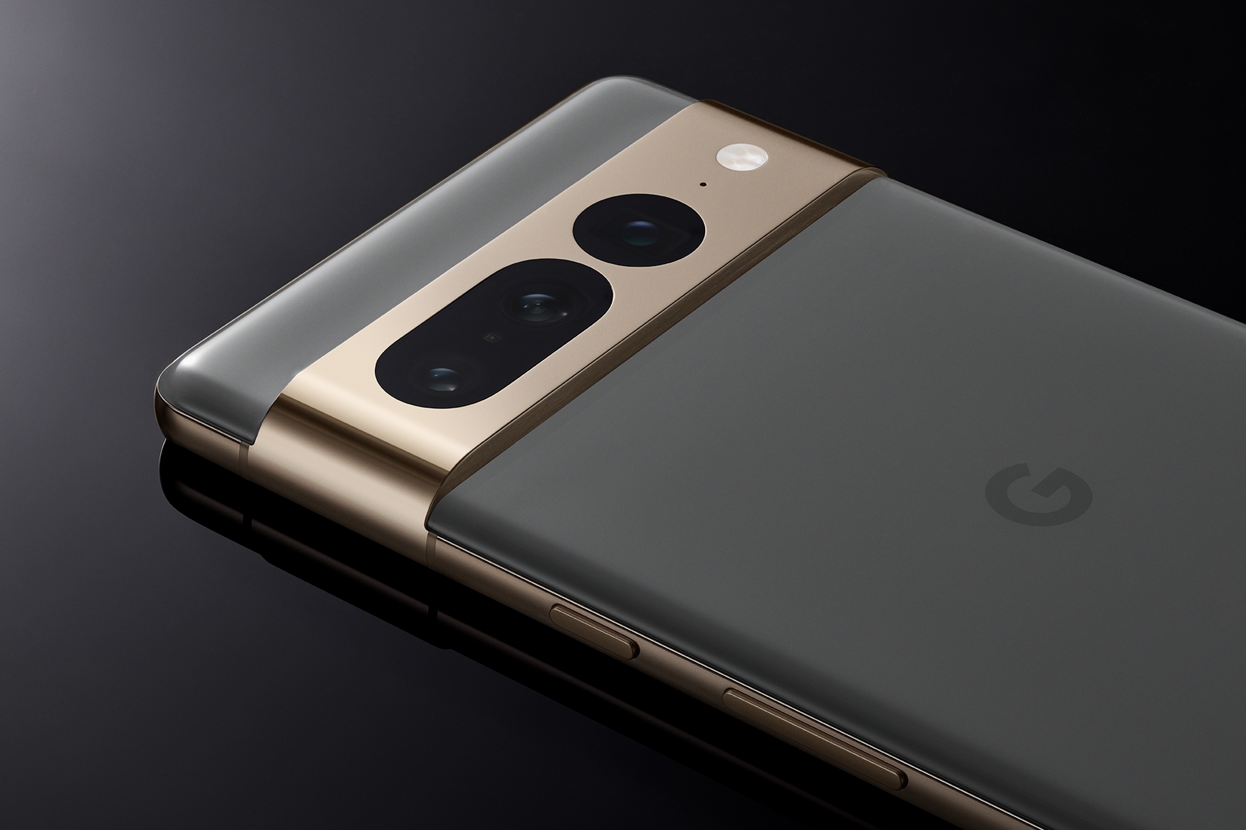 Google Pixel 7 Pro, Hazel promotional image of a Google Pixel 7 Pro smartphone