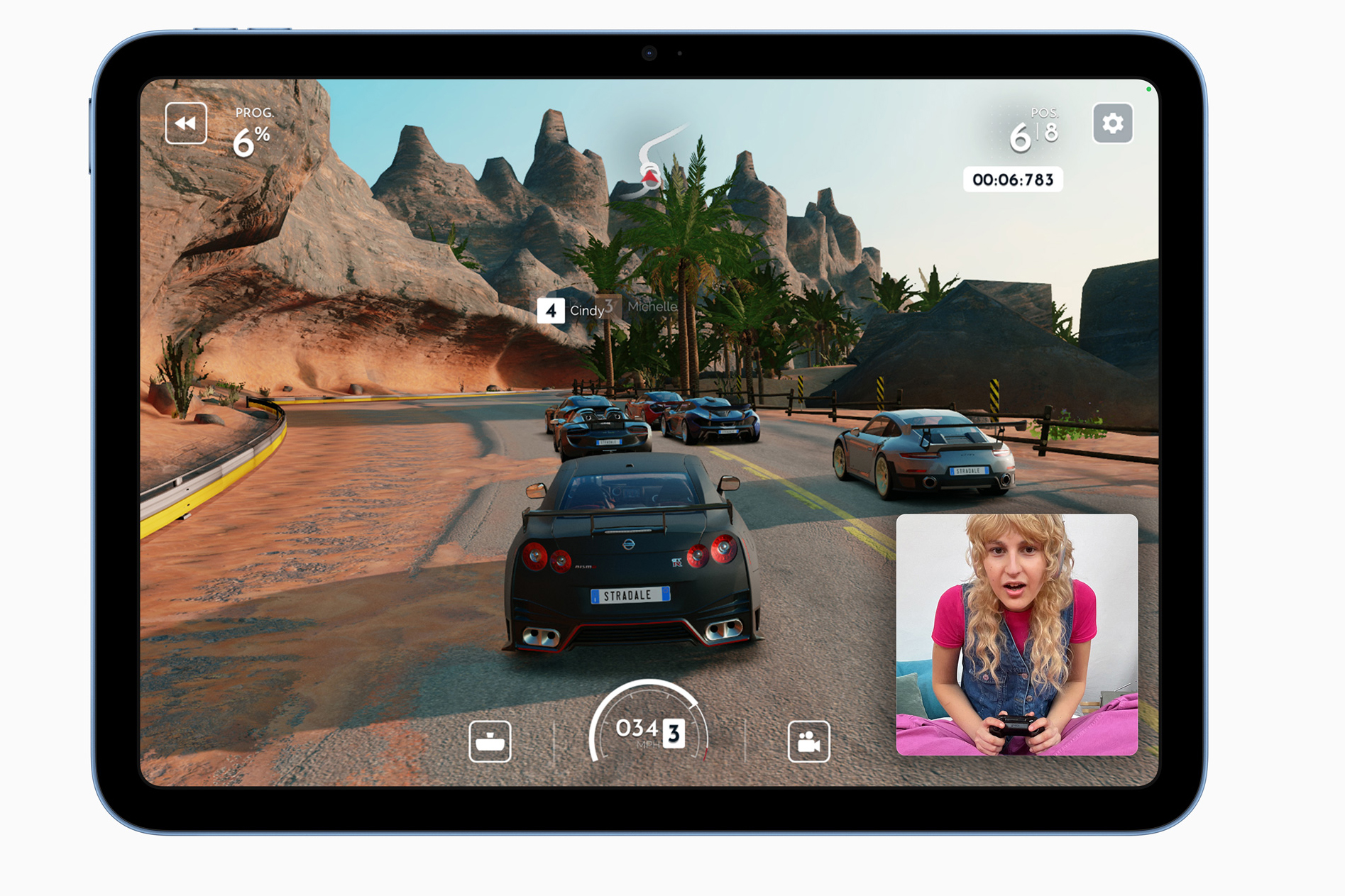 photo showing multiplayer gaming on a 10.9in 10th gen iPad