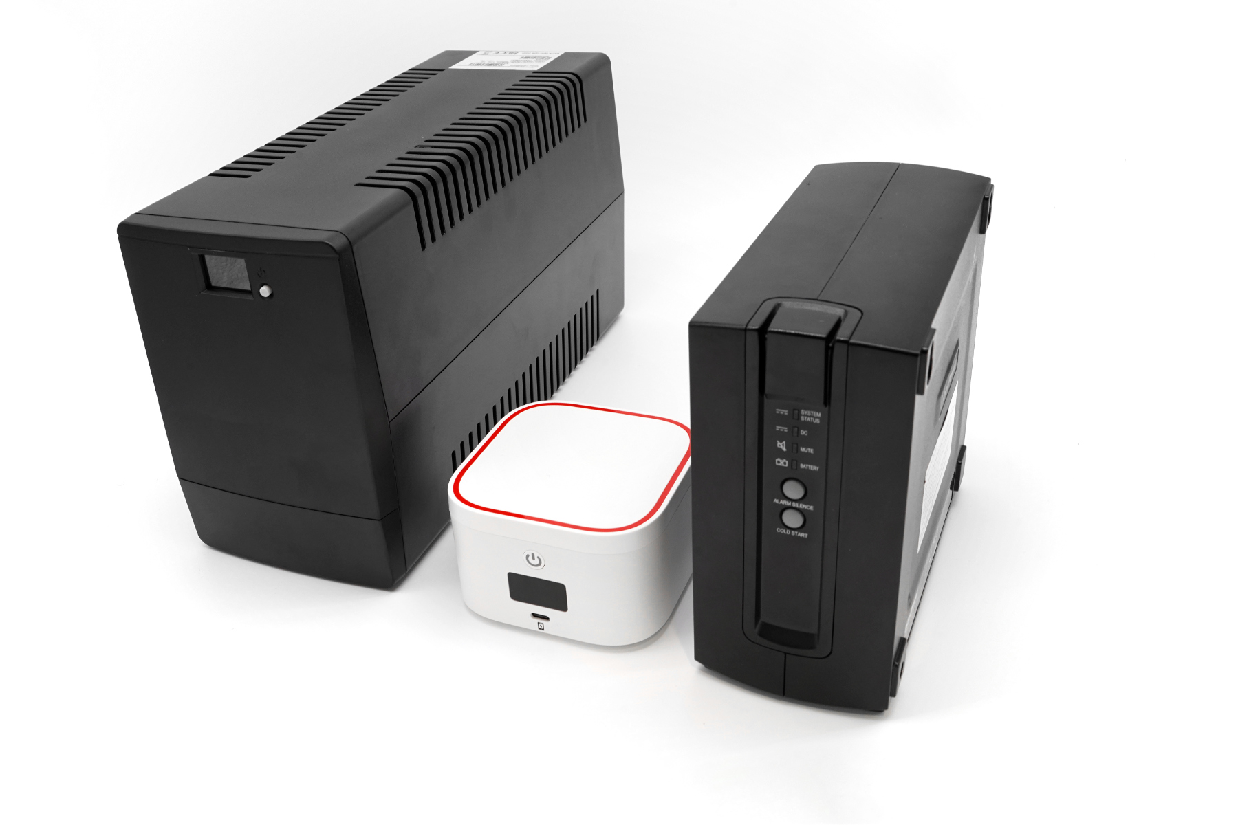 The Vodafone Broadband Battery Backup is much lighter and smaller (both in height and depth) than older battery backups from other ISPs, as well as Uninterruptible Power Supplies (UPS). This is preferable for a device which one will, hopefully, only ever have to use occasionally.